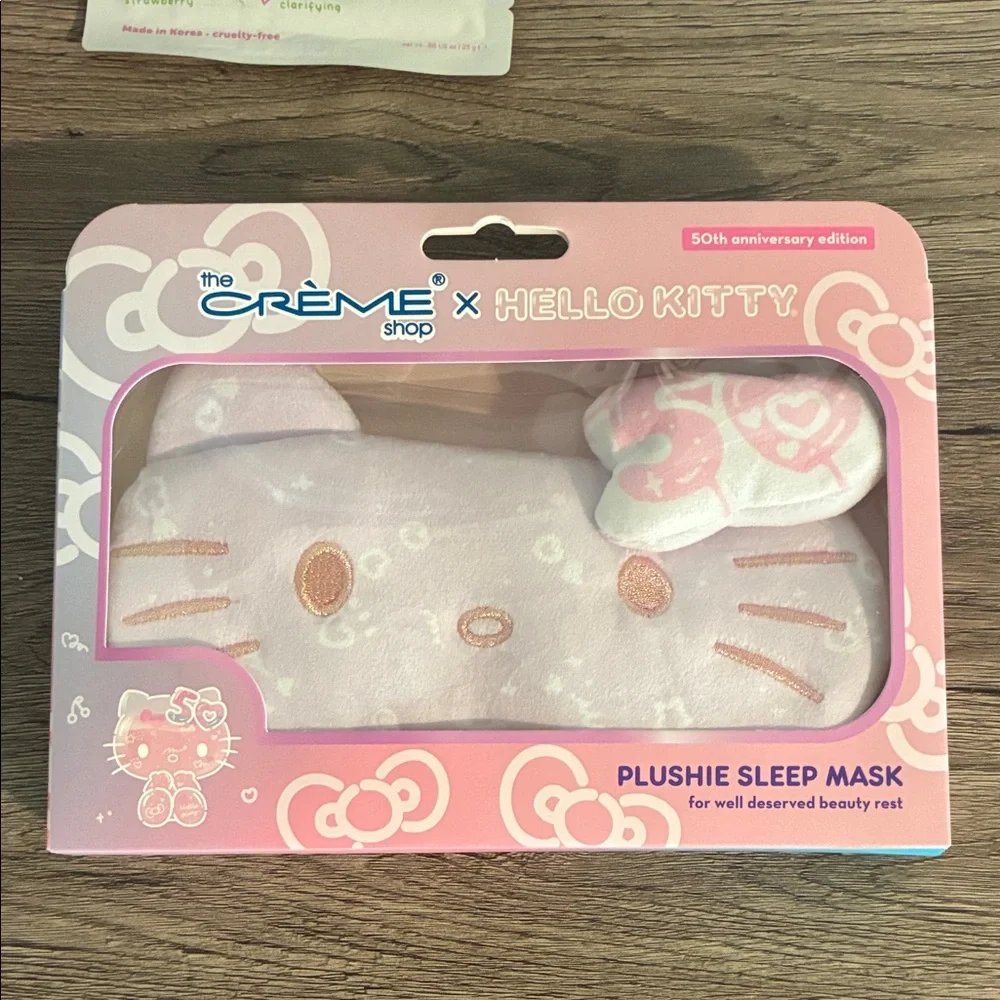 Hello Kitty Self Care Bundle 💖 Sleep Mask + Bath Bomb + Face Mask Gift Set